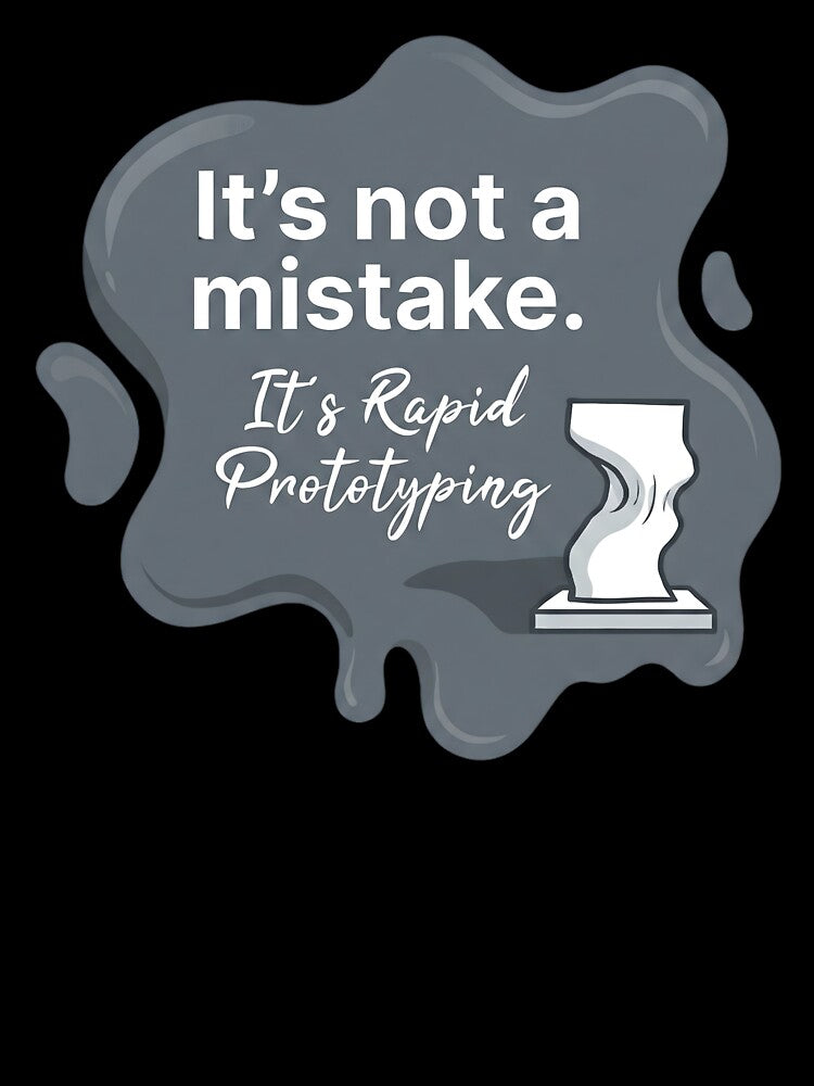 It's not a mistake. It's rapid prototyping. | 3d Printing by SocialStaticz