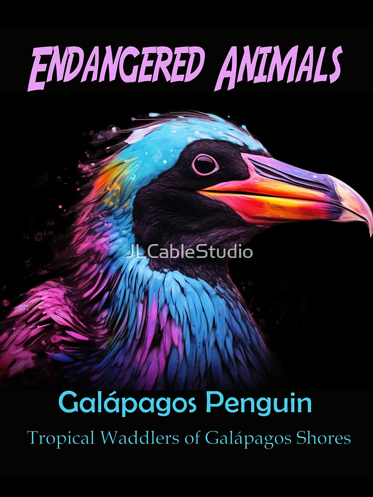 Galápagos Penguin: Tropical Waddlers of Galápagos Shores by JLCableStudio