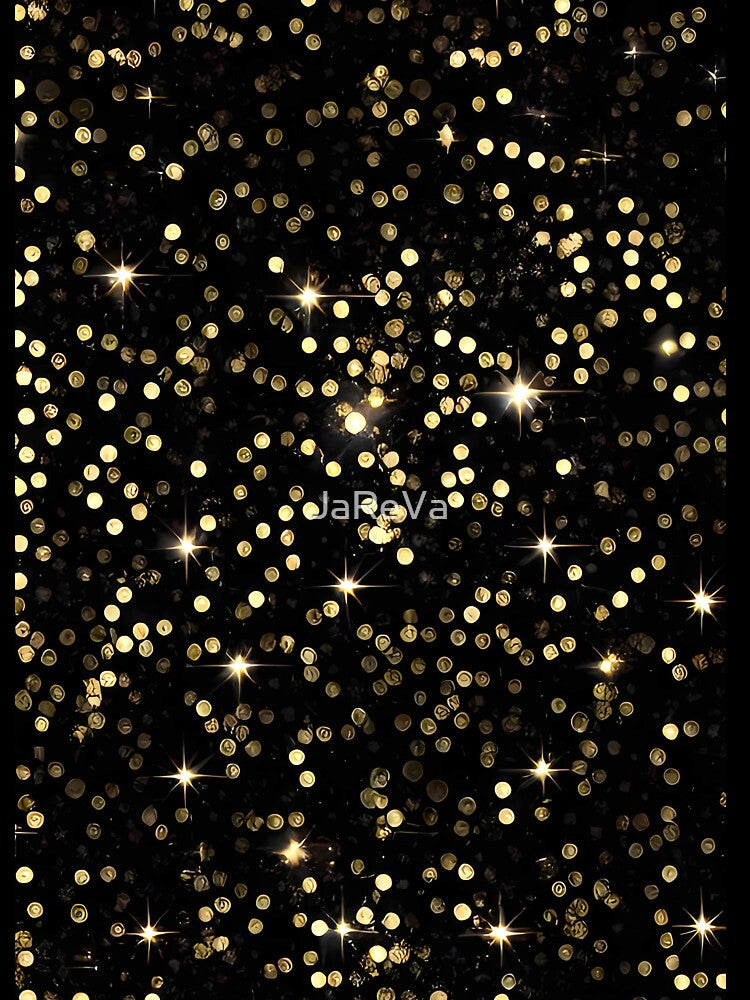Printed image of golden glitter and sequins v8 by JaReVa