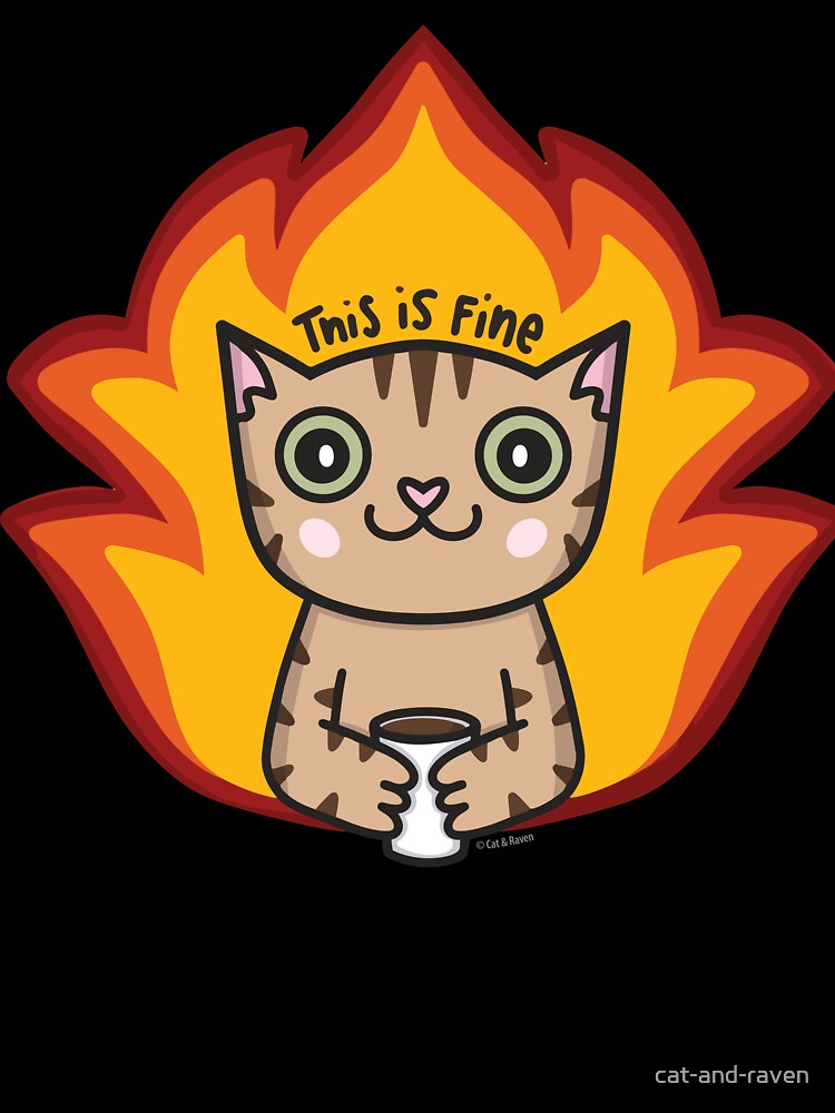 This is fine Tabby Cat by cat-and-raven