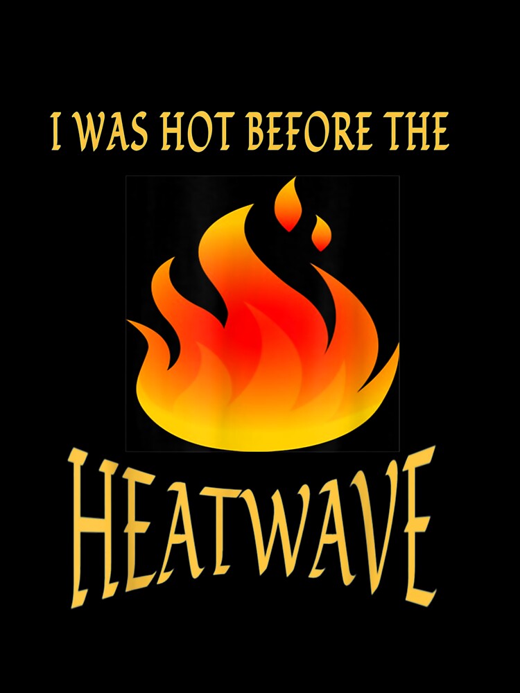 I Was Hot Before The Heatwave T shirt by vvhdvoj49