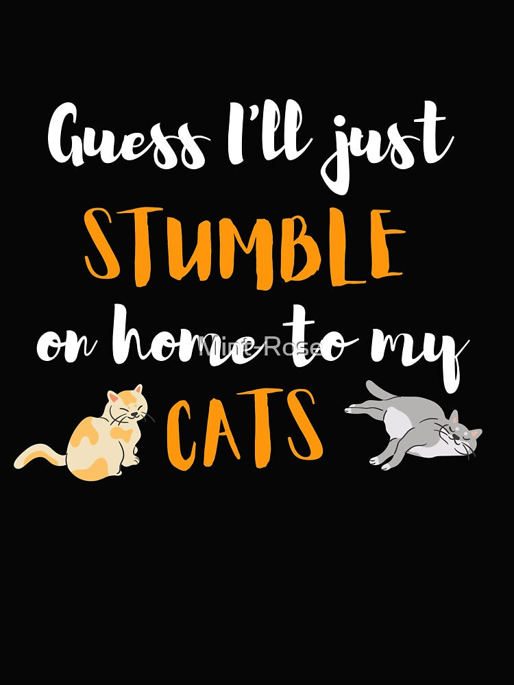 Guess I'll Just Stumble on Home to My Cats Taylor Swift Boxy T-Shirt