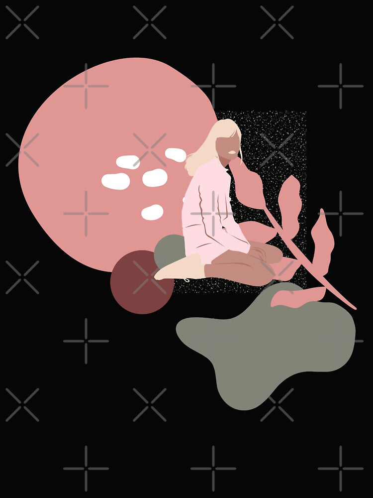 Boho Girl Nature light pink by BeeMeCreative