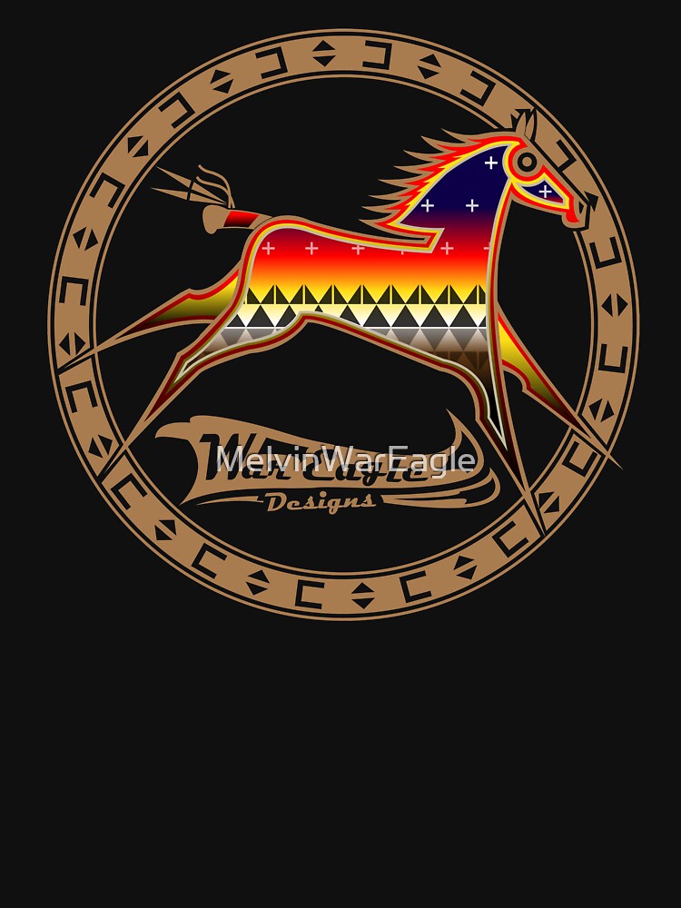 Protecting the people Brown Horse by MelvinWarEagle
