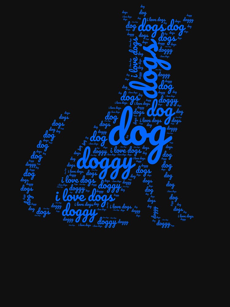 Cloud of Dog (blue) by TomArtStudio