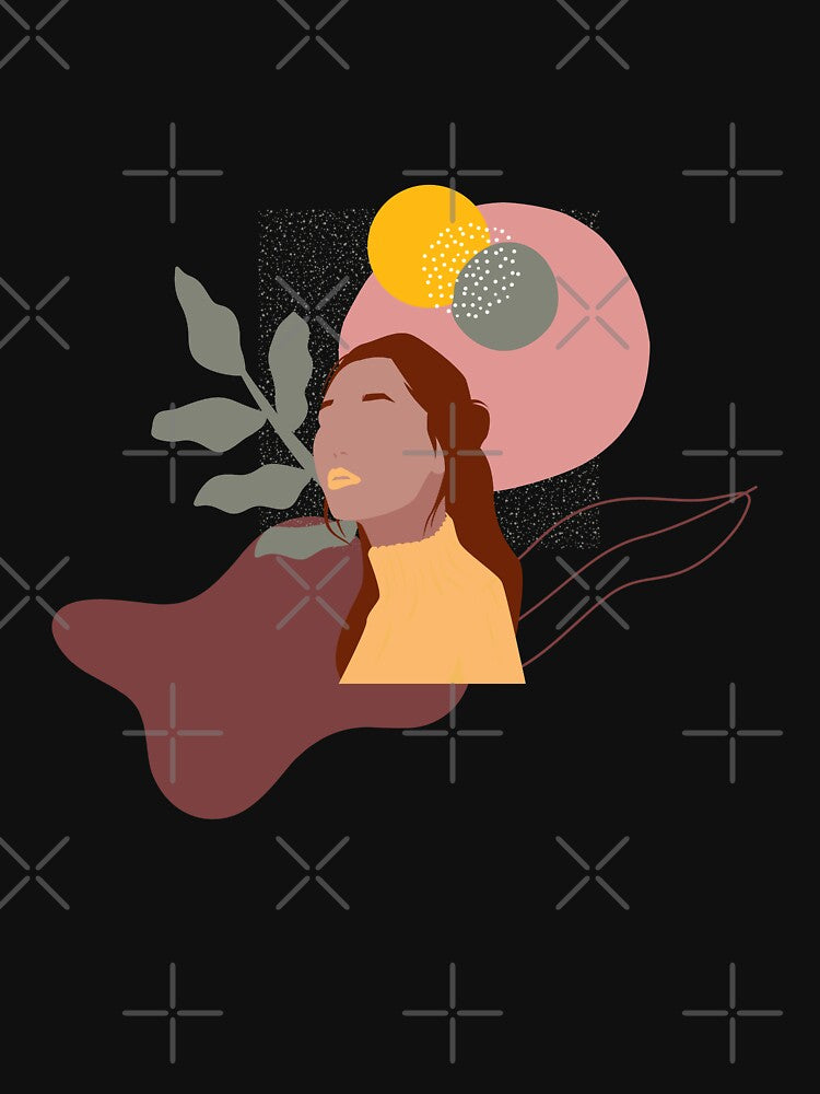 Boho Girl Nature yellow by BeeMeCreative