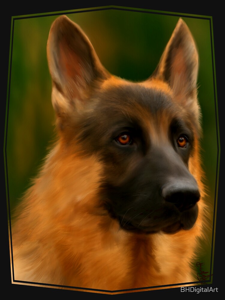 German Shepherd by BHDigitalArt