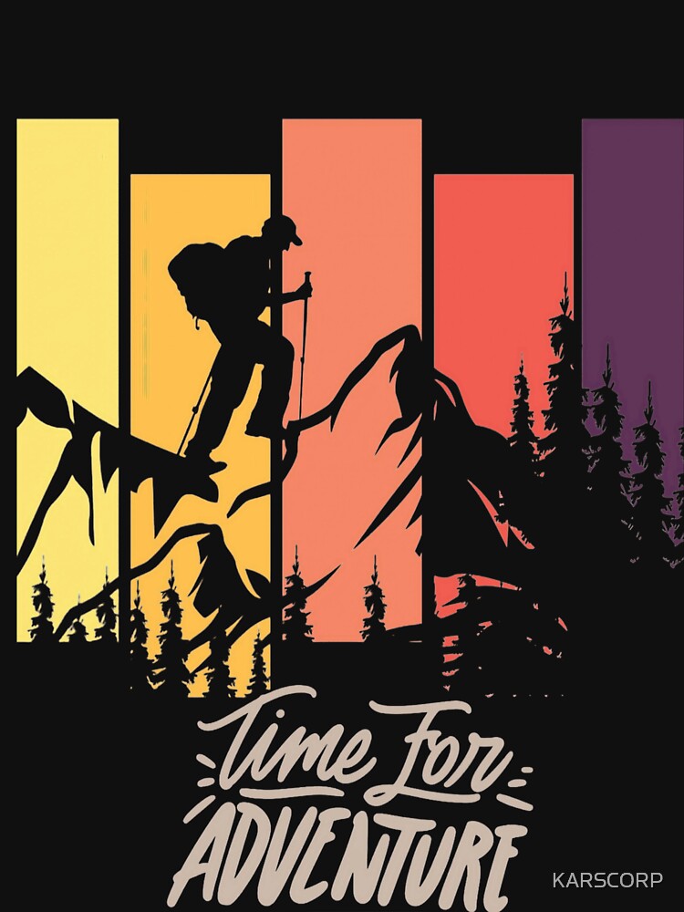 Time for Adventure Graphic T-Shirt by KARSCORP