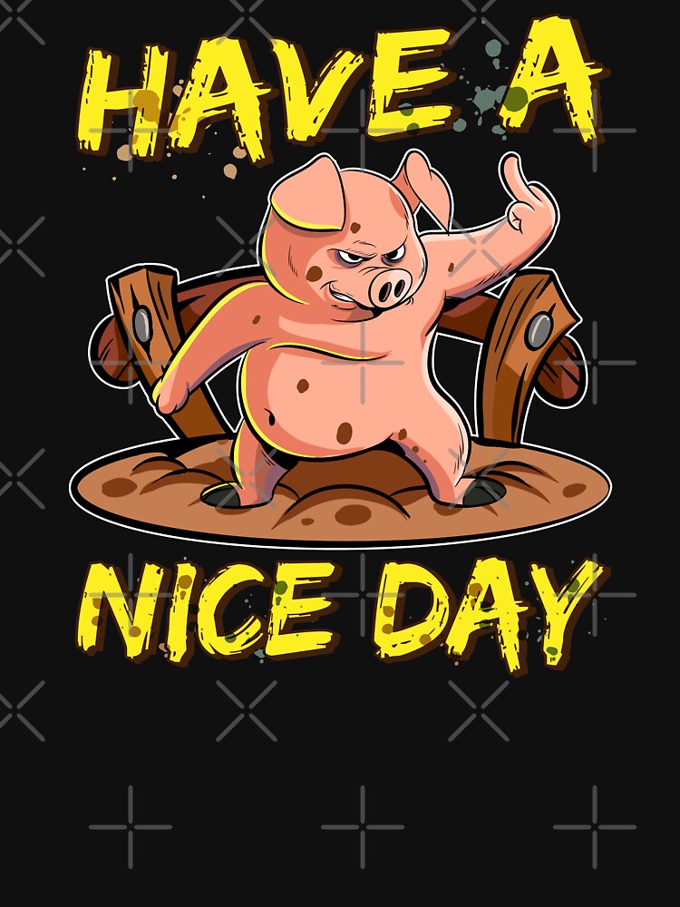 Have A Nice Day Middle Finger by anziehend