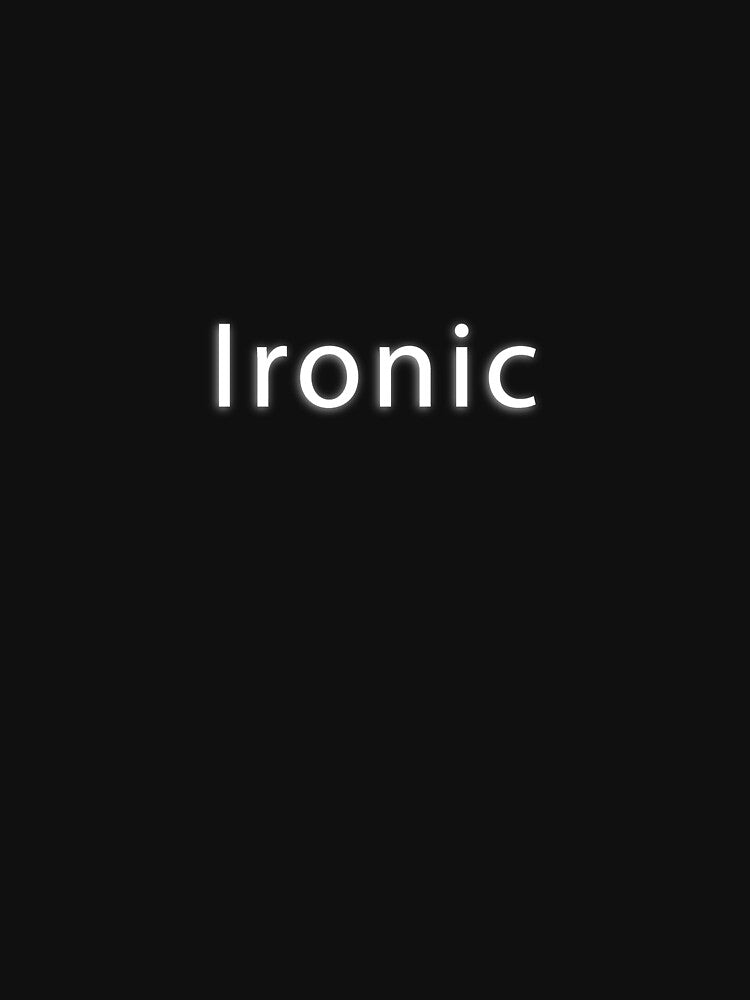 Ironic funny minimalist message by theted4