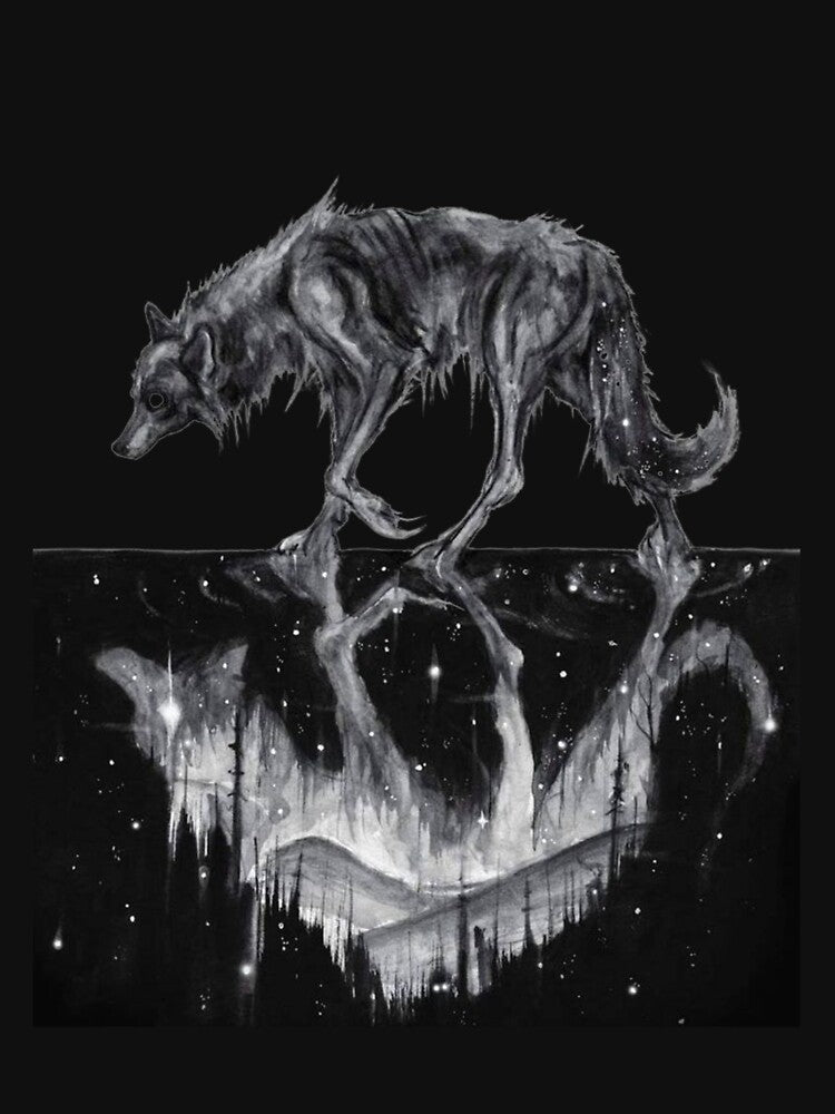 Midnight stars wolf by Starlordstore