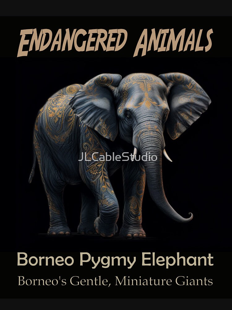 Borneo Pygmy Elephant: Borneo's Gentle, Miniature Giants by JLCableStudio