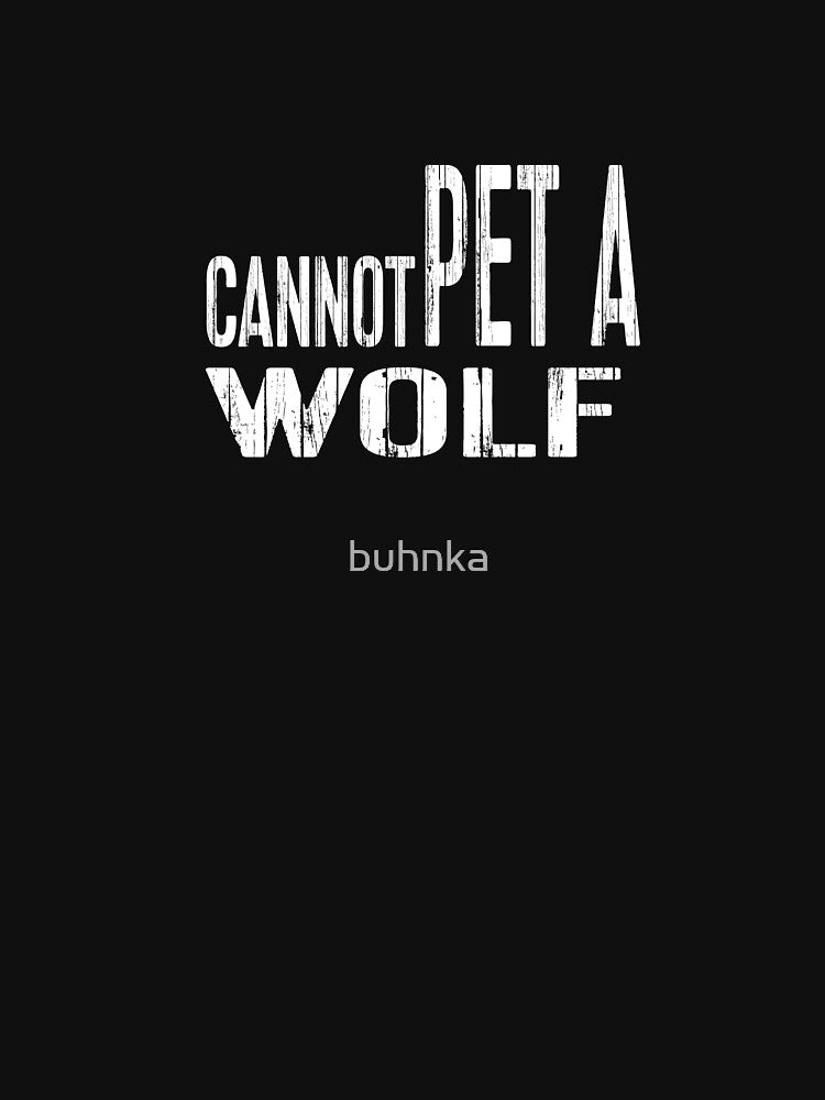 Cannot pet a wolf by buhnka