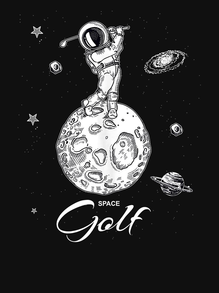 Cool Astronaut Novelty Play Golf Graphic Tees & Cool Designs Tank Top by AdonisShop