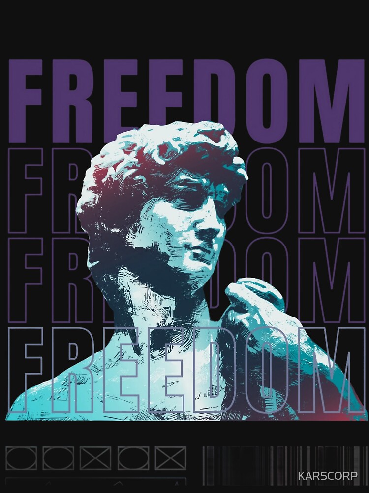Freedom Graphic Printed T-Shirt by KARSCORP