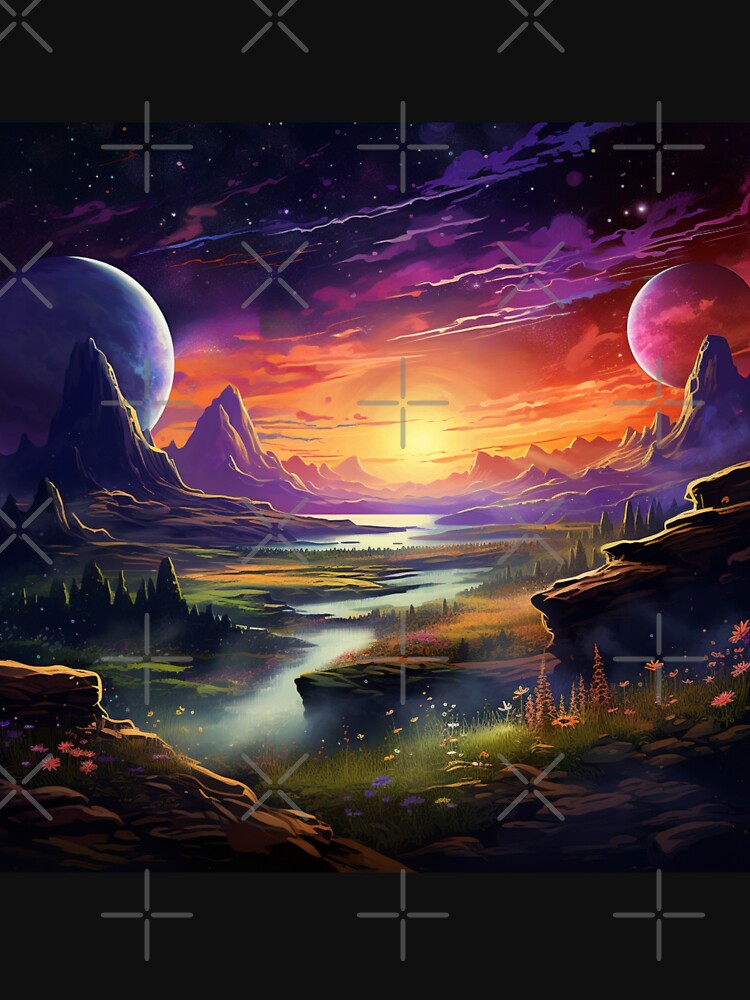 Fantasy Landscape - Planetary Sky by Fantasy Masterpiece