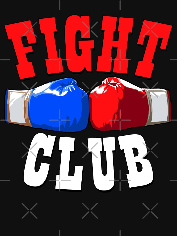 Fight club! T-shirt, Sticker! by Cristian Stefan