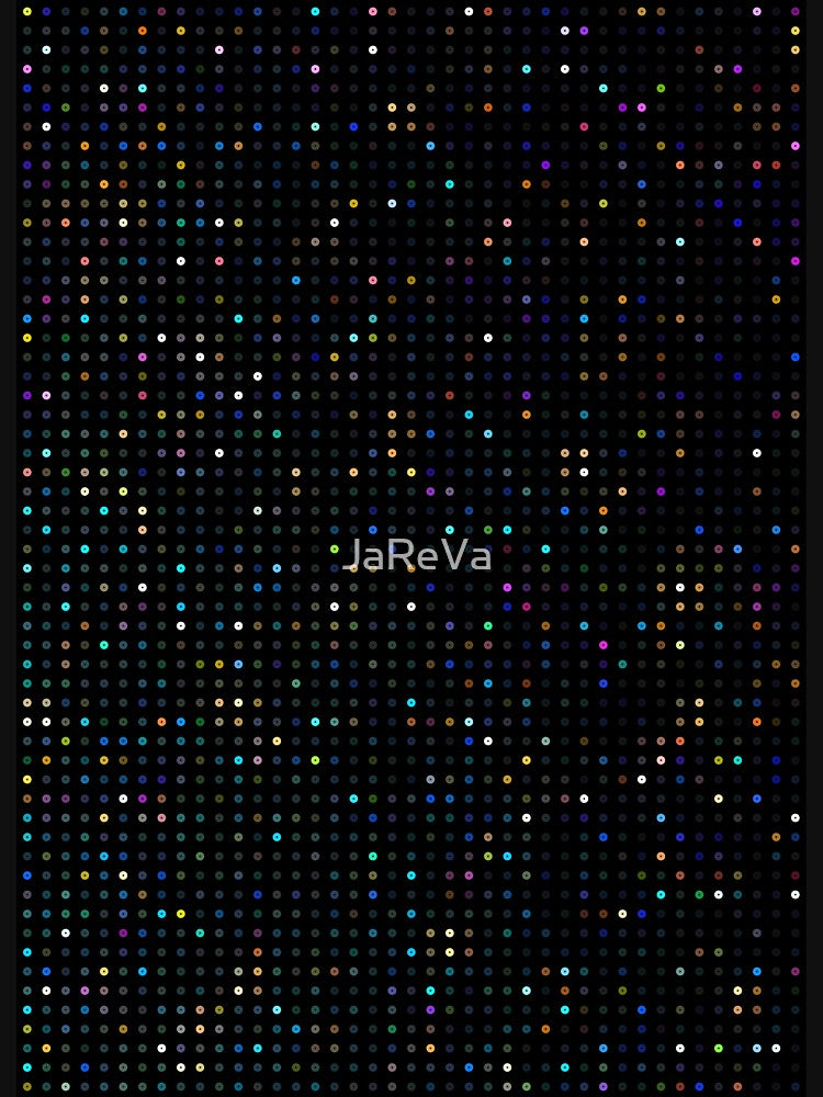 Printed image of shimmering sequins v8 on black by JaReVa