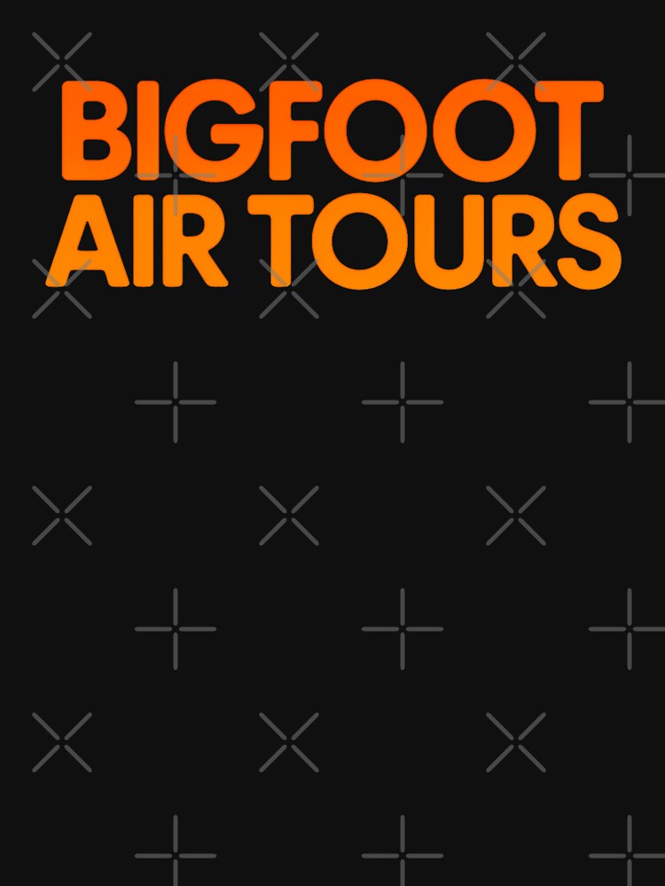 Funny Bigfoot Air Tours – Retro Sasquatch Adventure slogan by WilderRoads