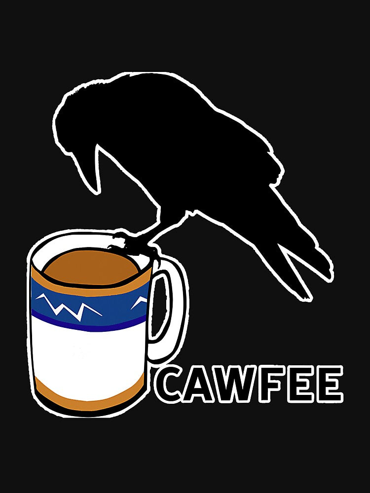 Crow Coffee Crows Ornithology Novelty by unassertive19