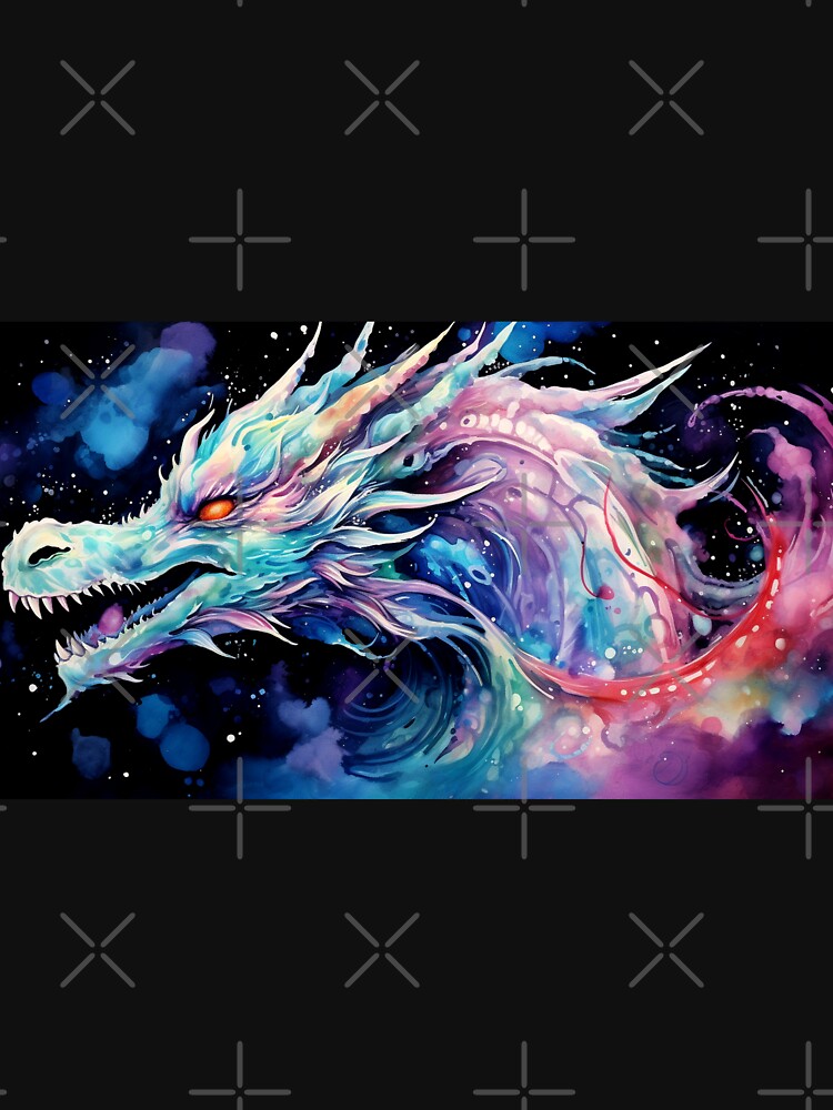Dark Fantasy Watercolor - Cosmic Dragon by Fantasy Masterpiece