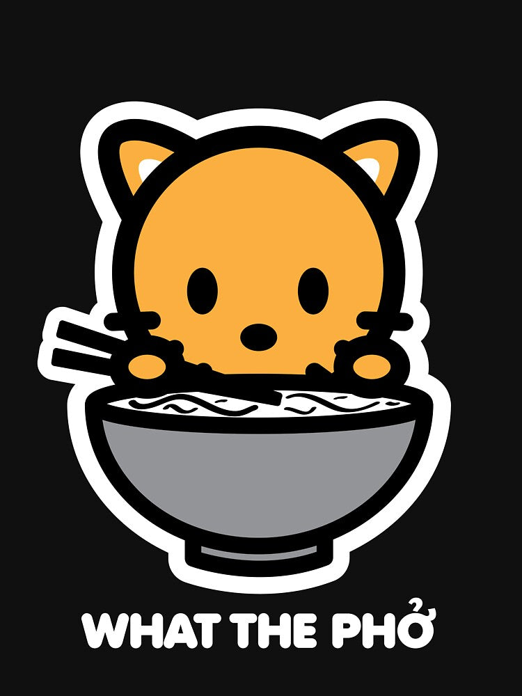 Cat What The Pho by RandeeTee15