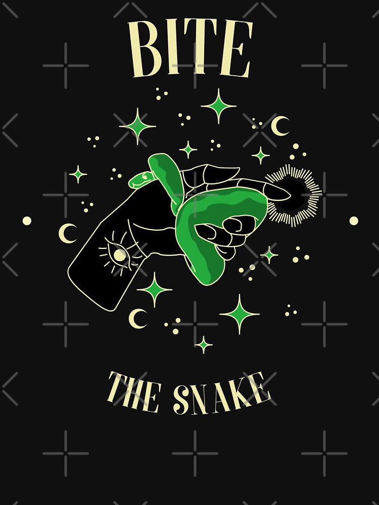 Bite the Snake Fake People cool snake shirt by DAGHO