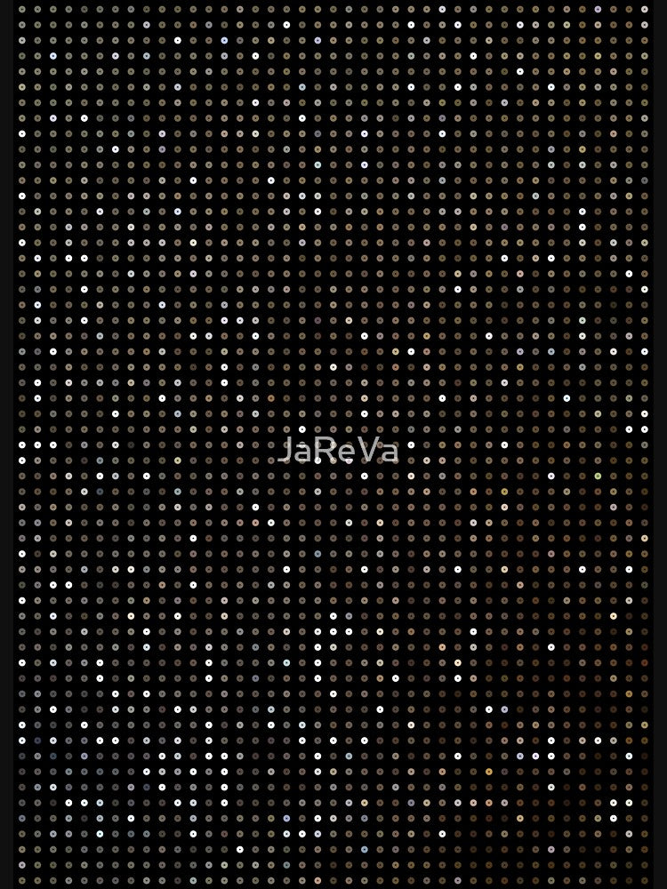 Printed image of shimmering sequins v7 on black by JaReVa
