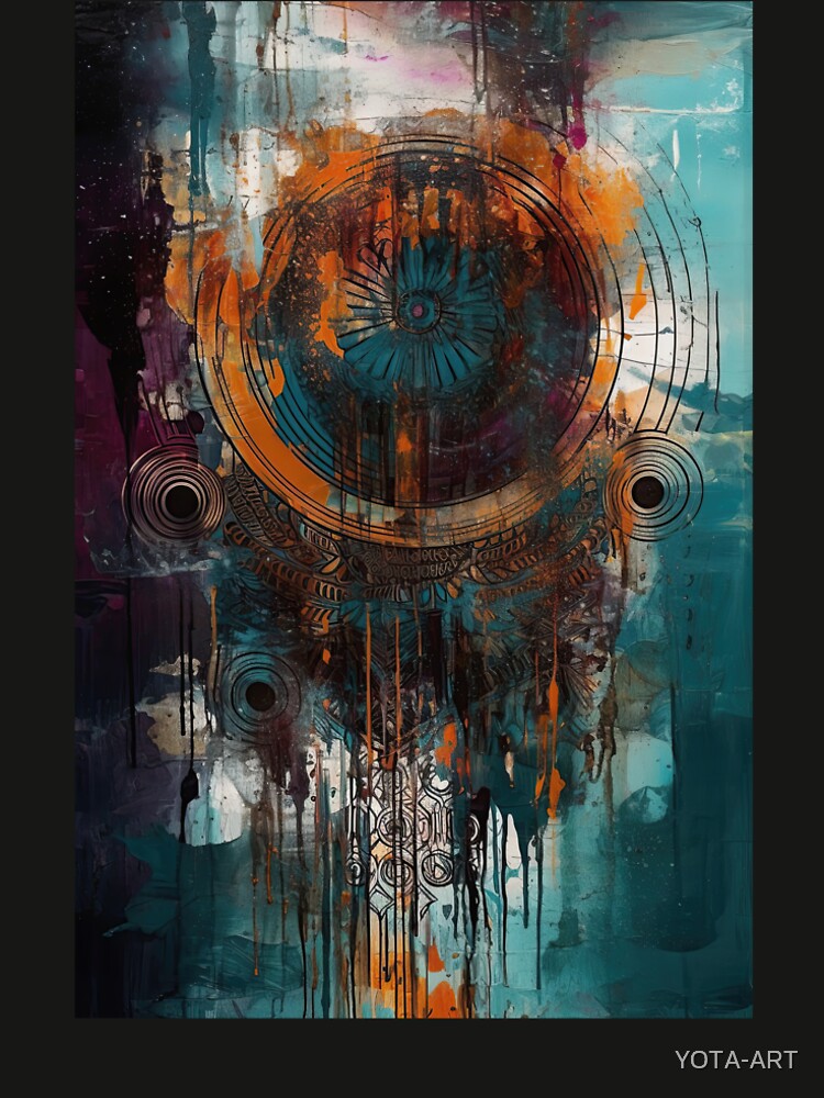 Modern Boho Art. Mesmerising Bohemian Art Painting. 16 by YOTA-ART