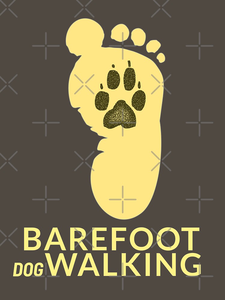 Funny barefoot (dog) walking design . by NobelFashion