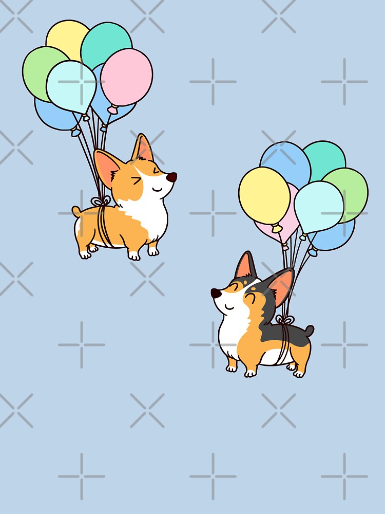 Corgi Balloon by thepawster