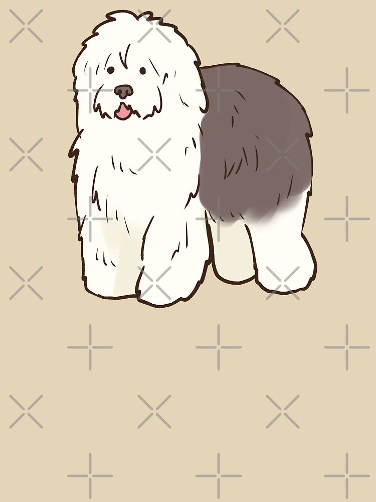 old english sheepdog art by Mayarart