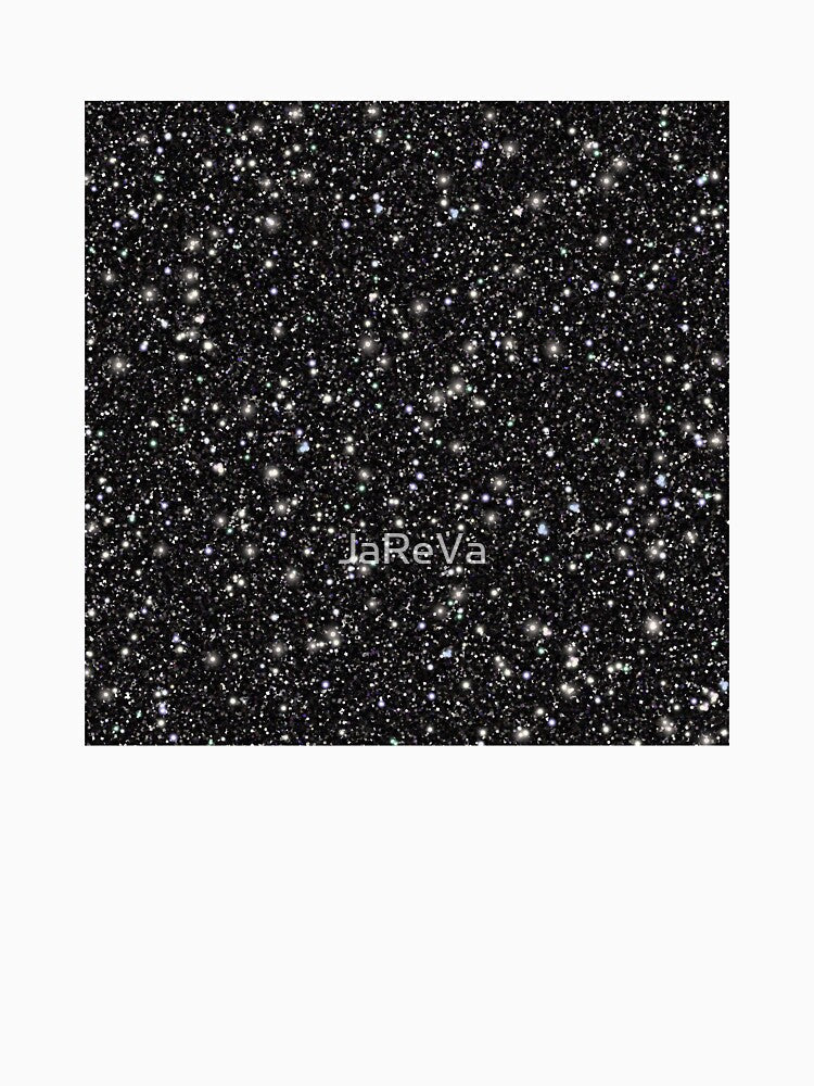 Printed image of sparkling black glitter v34 by JaReVa