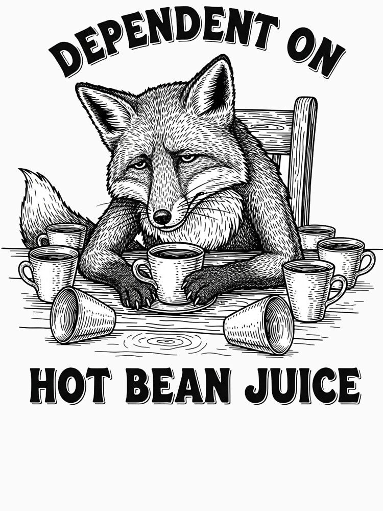 Classic T-shirt "Dependent On Hot Bean Juice" by cliviny