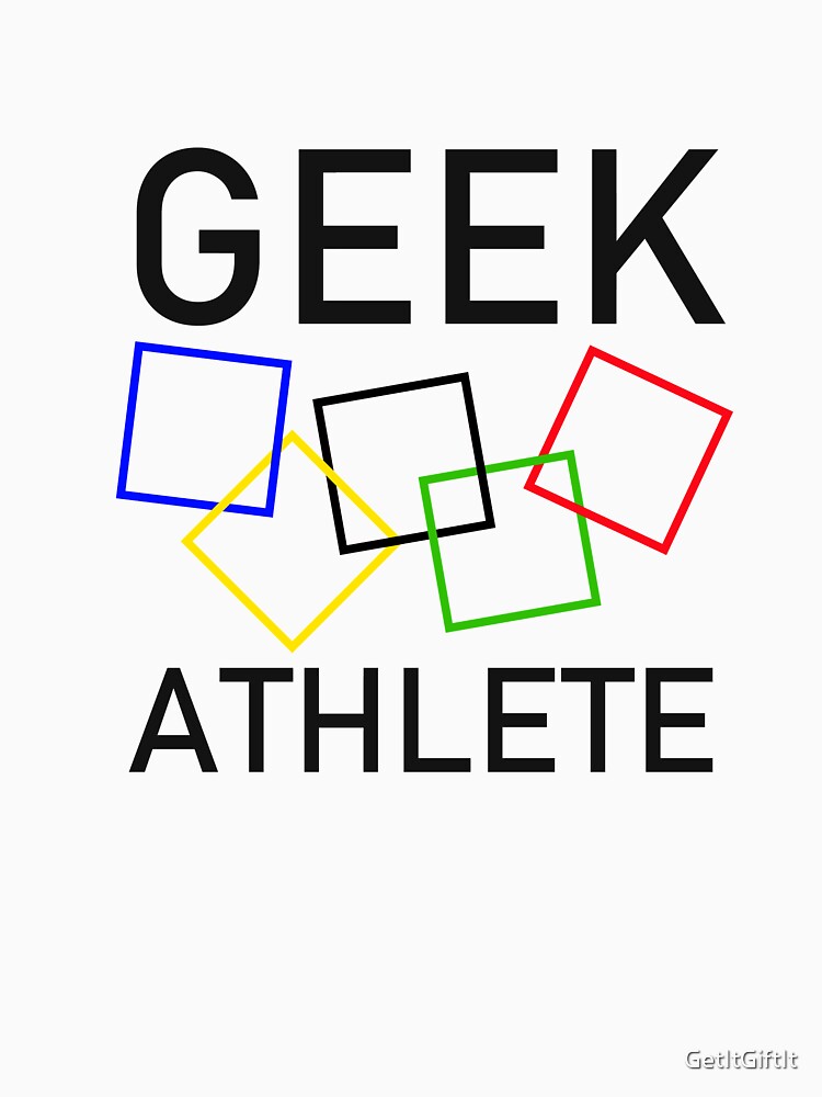 Geek Athlete Graphic Art Design by GetItGiftIt