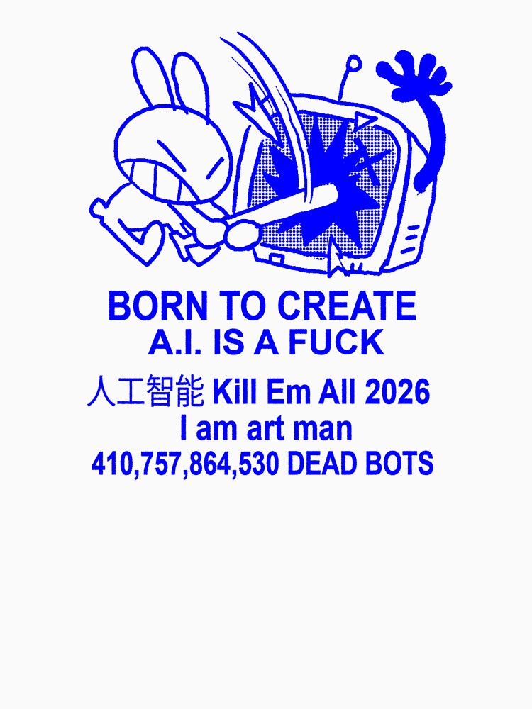 Born to Create - Anti AI Art | I Am Art Man | No AI by robcham