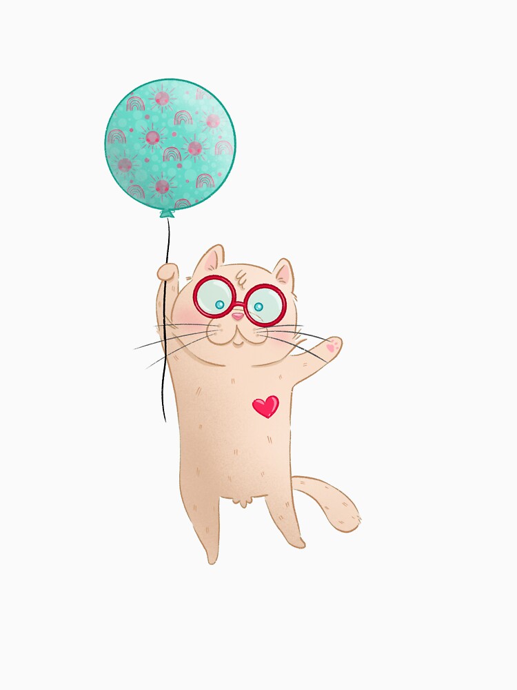 Goofy Cat with Balloon by sankura