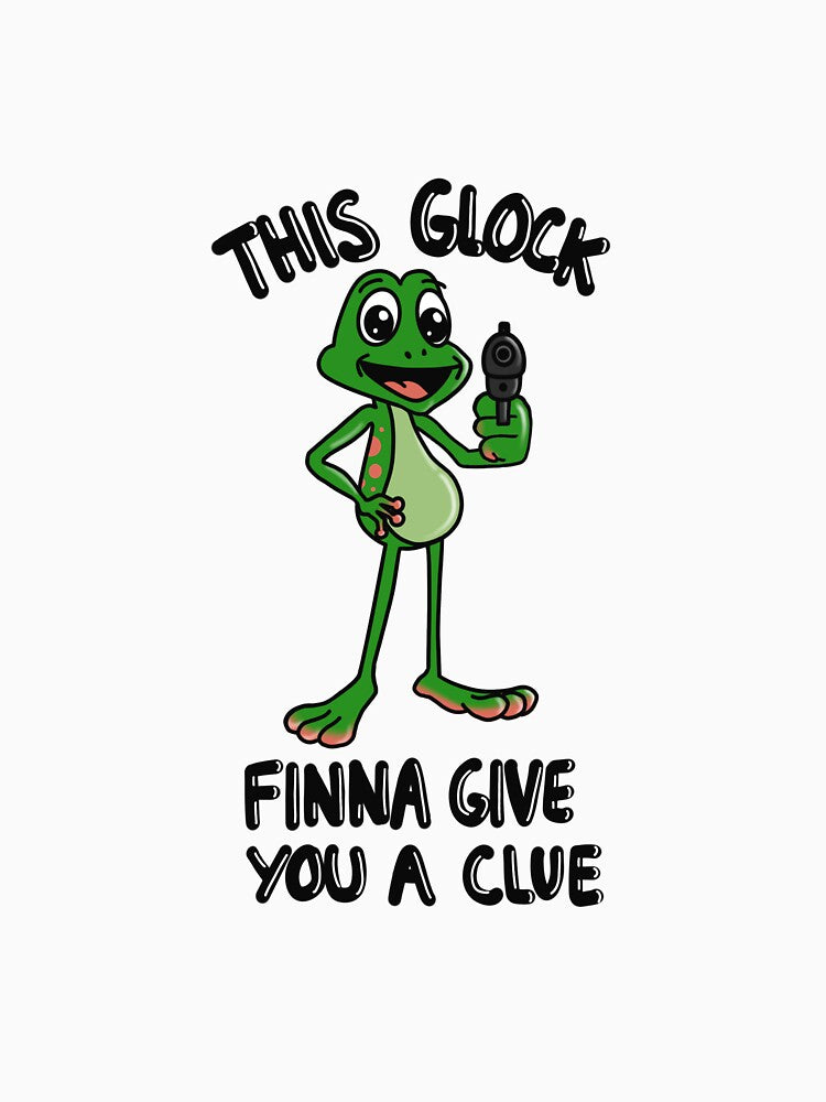 "this glock finna give you a clue" frog by Ella Jenkins