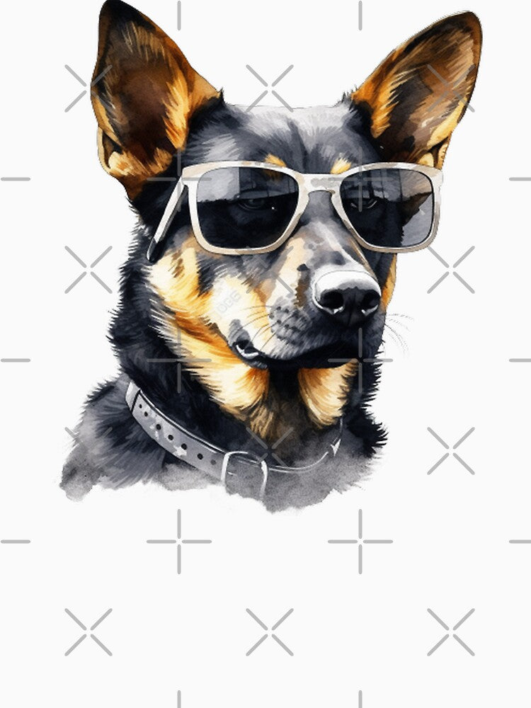 dog with sunglasses 1 by jessagirl