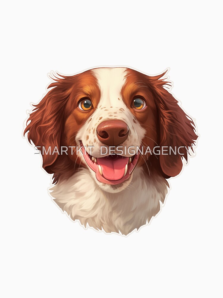 Cute Brittany dog by SMARTKIT  DESIGNAGENCY