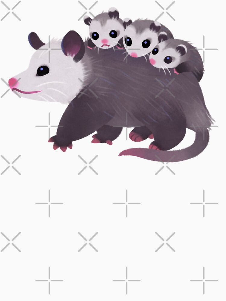 Happy possum -  dark by pikaole