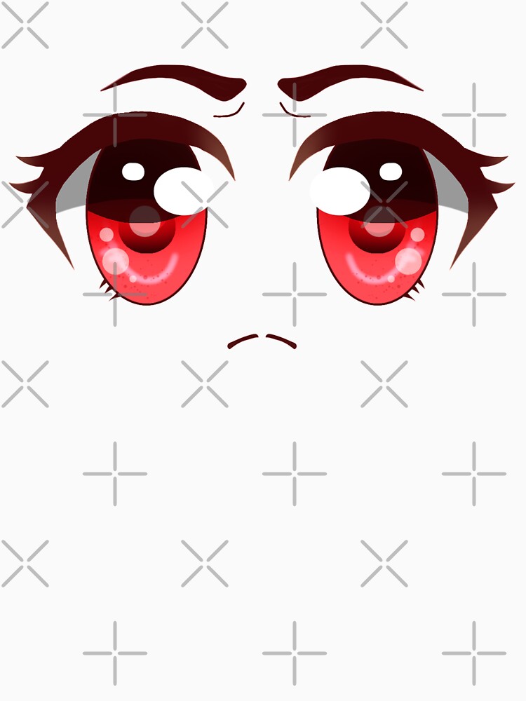 Angry anime girl face by Quineveer Alice