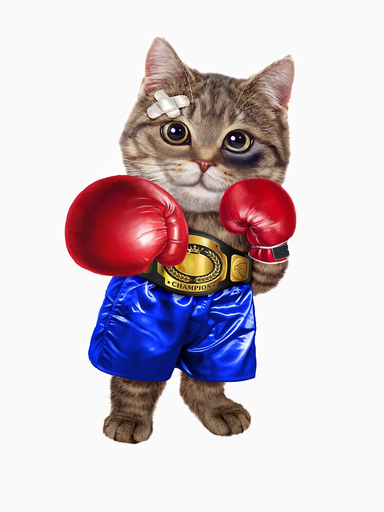 Tabby Cat as Boxing Champion, Boxer by Studio520