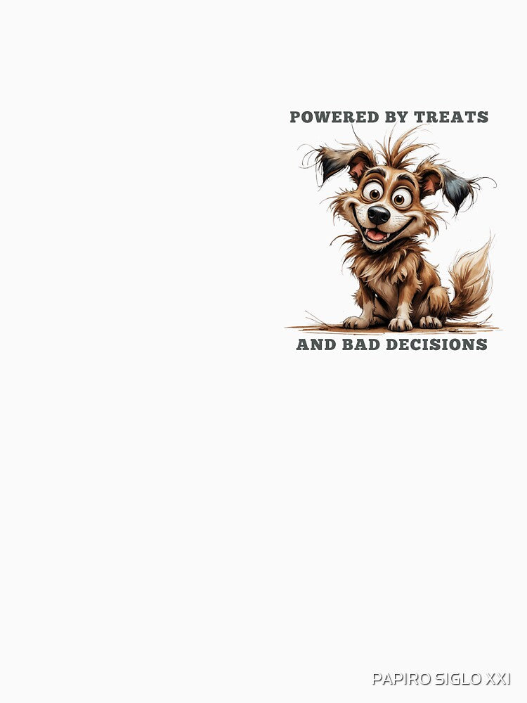 Happy Scruffy Dog – Cute Funny Puppy Illustration by PAPIRO SIGLO XXI