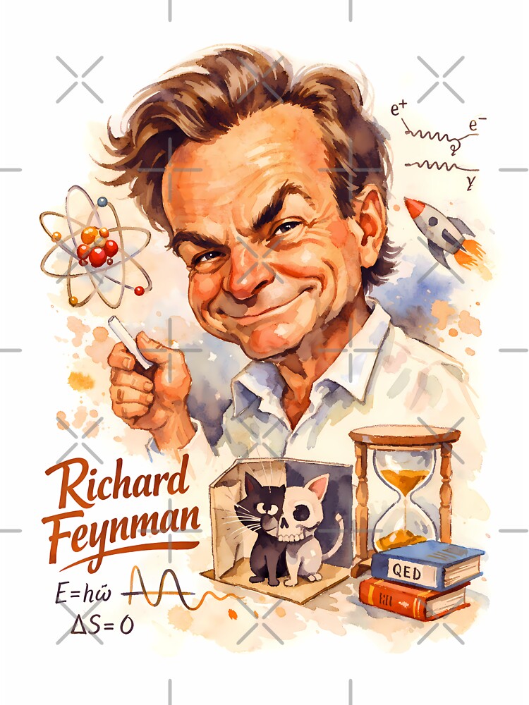 Richard Feynman by Sarcastic designs