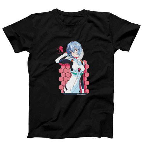 Rei Ayanami Evangelion Anime Mens T-Shirt Tee