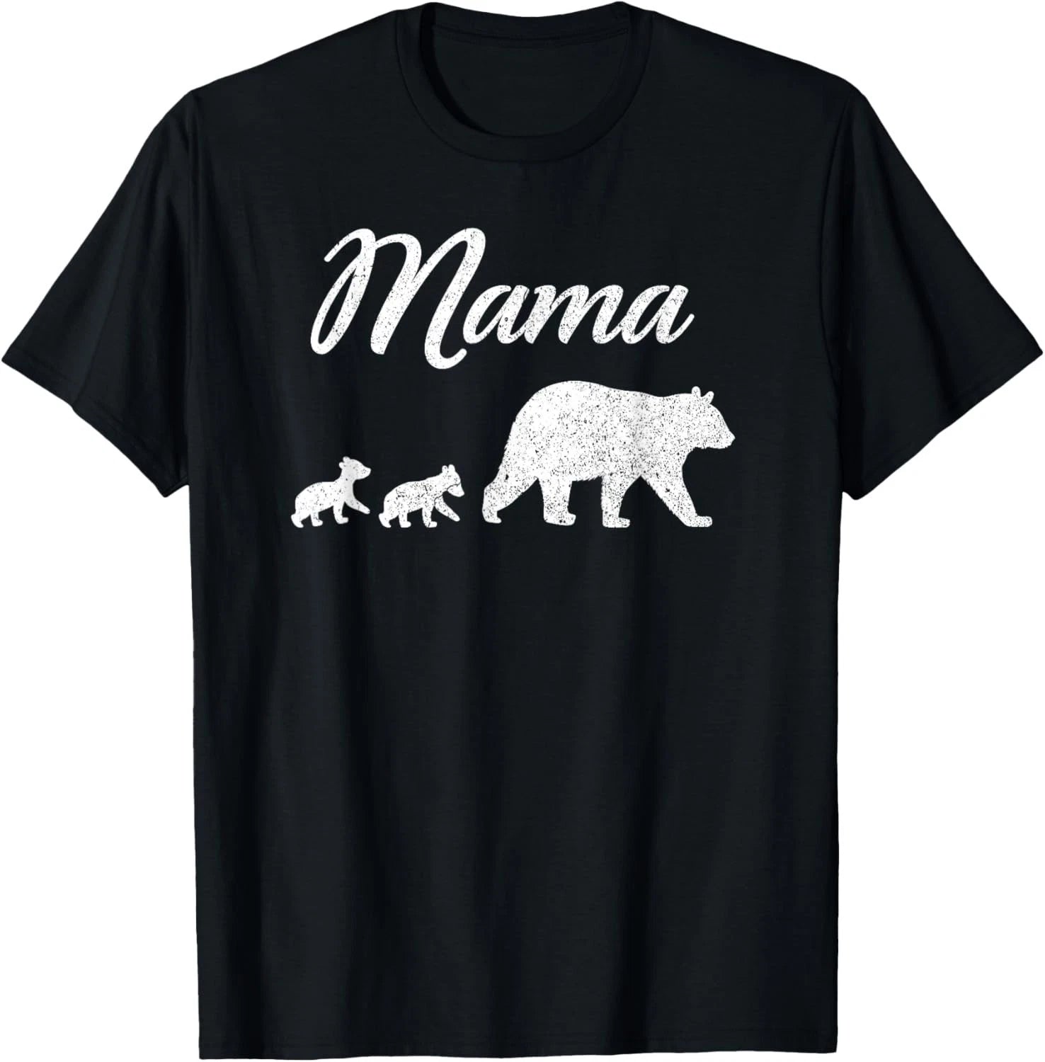 Mama Bear T Shirt With Two Cubs Twin Mom Mother_s Day Gift T-Shirt