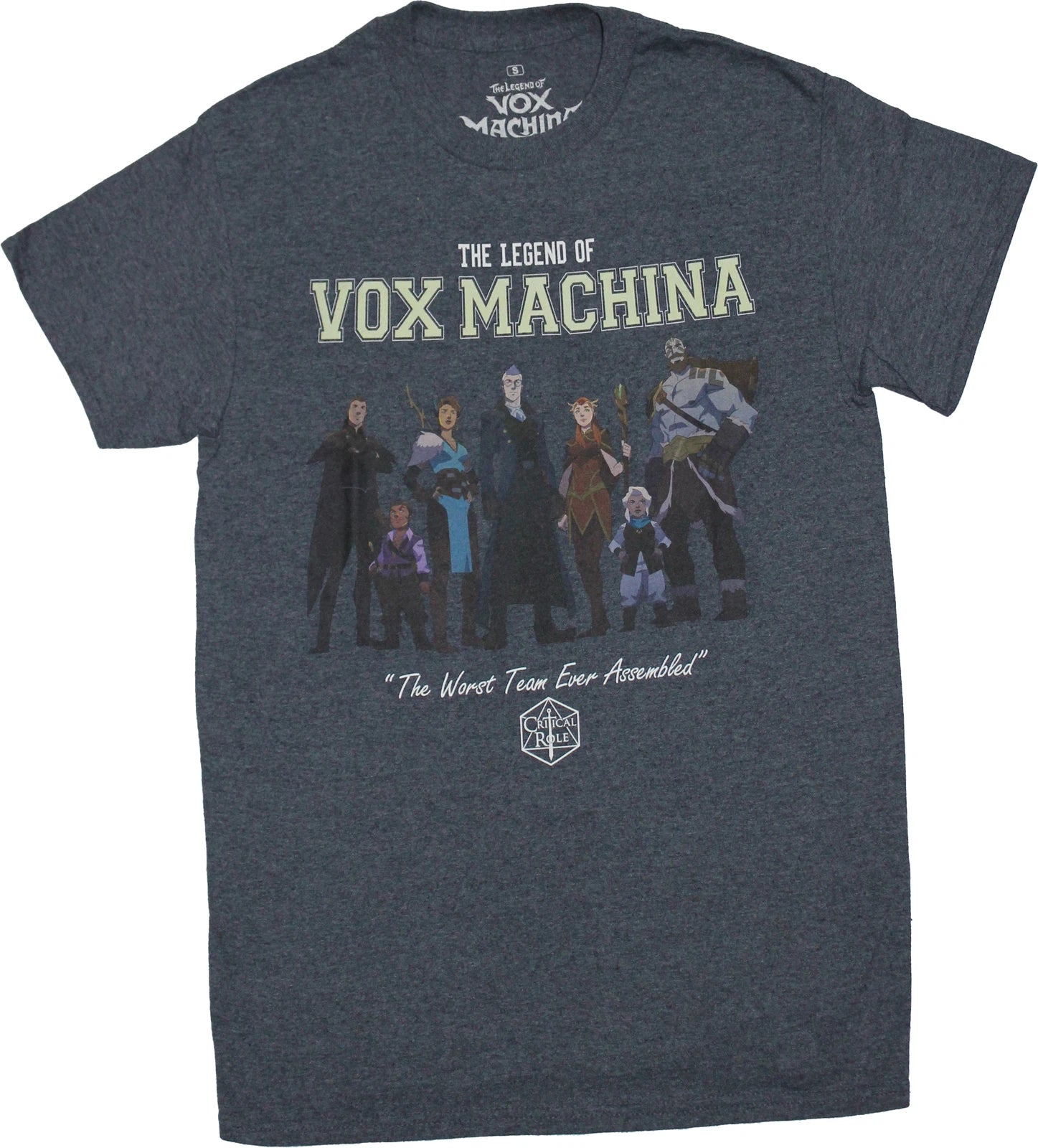 Vox Machina New Adult T-Shirt - Cast Worst Team Ever Assembled