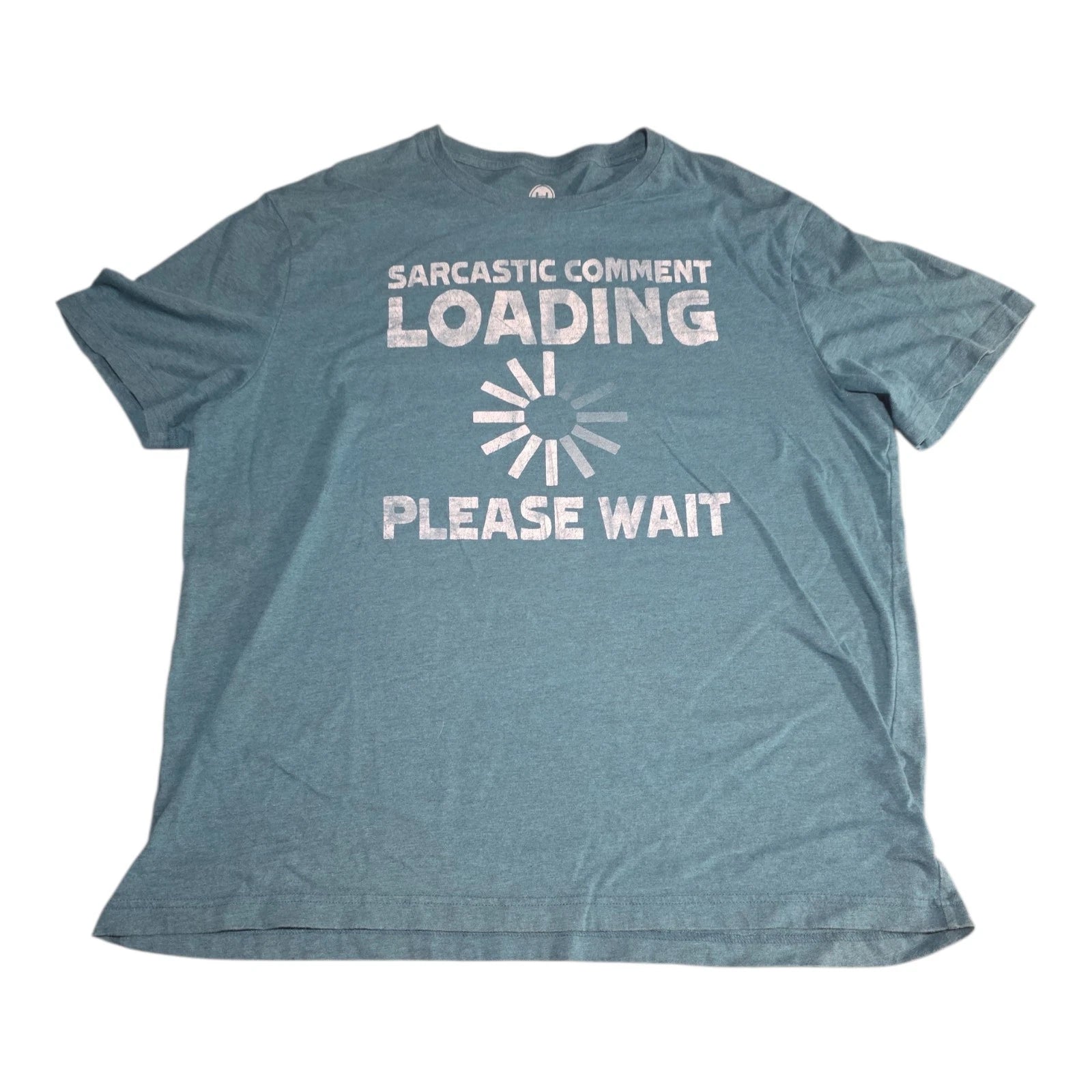 Hybrid Threads T Shirt Mens 2XL Blue Sarcastic Comment Loading Graphic Tee