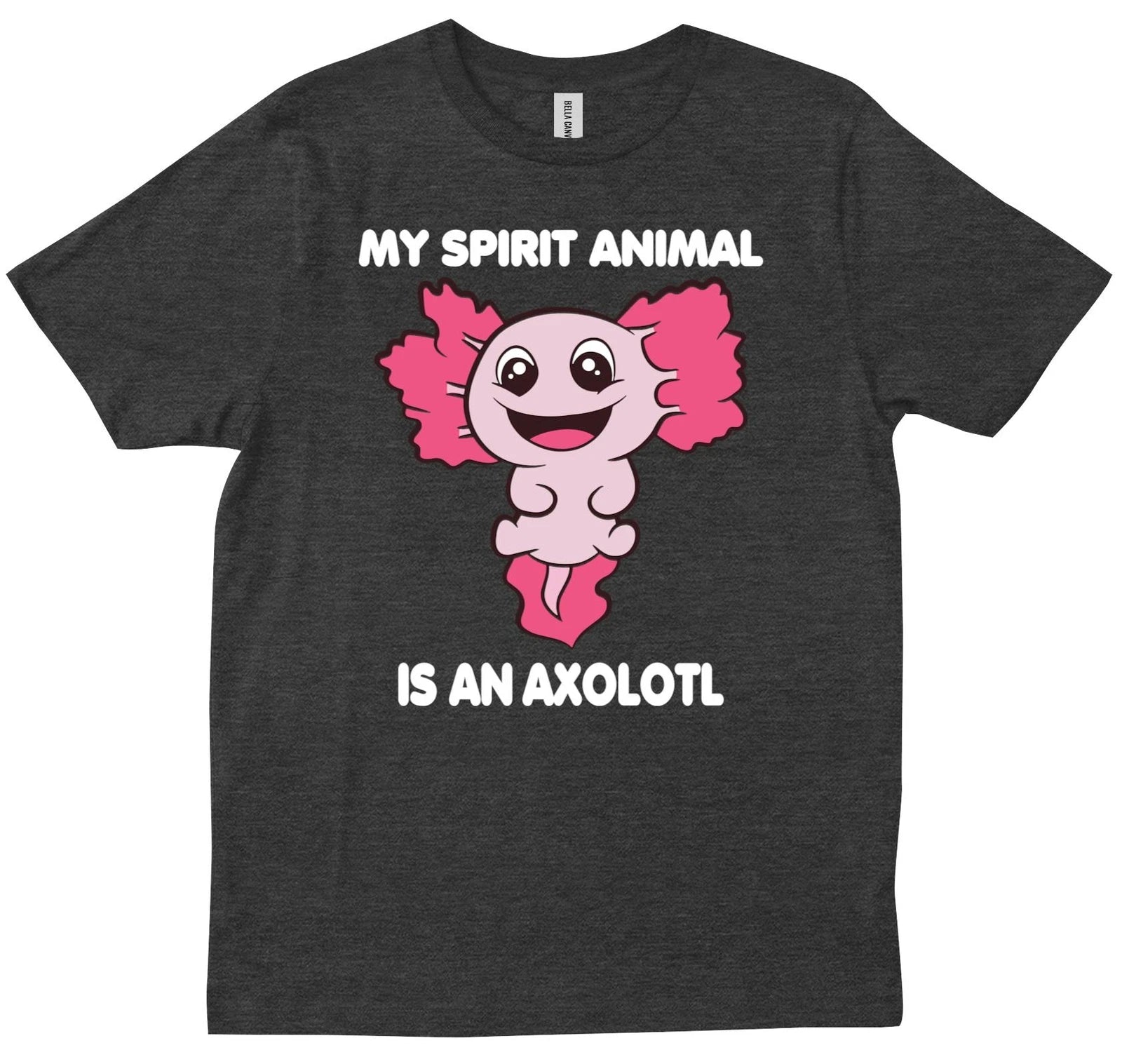 My Spirit Animal Is An Axolotl Cute Axolotl Sea Animal Kawaii T-shirt